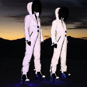 DOLLS KILL CLUB EXX REFLECTIVE SNOW SUIT